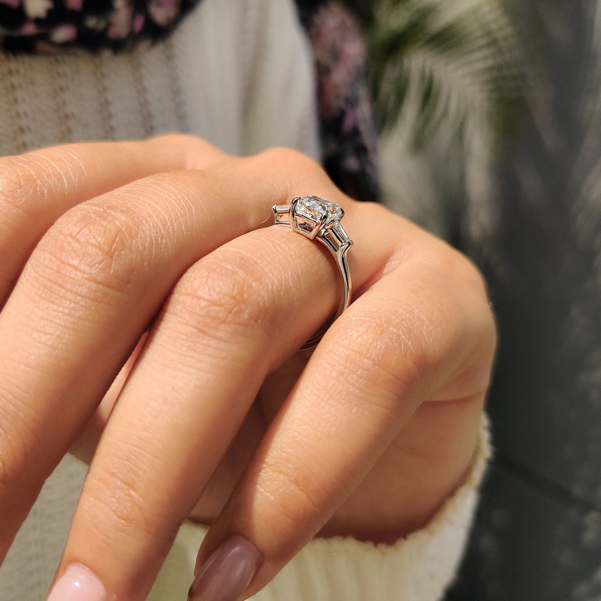Cushion Engagement Ring