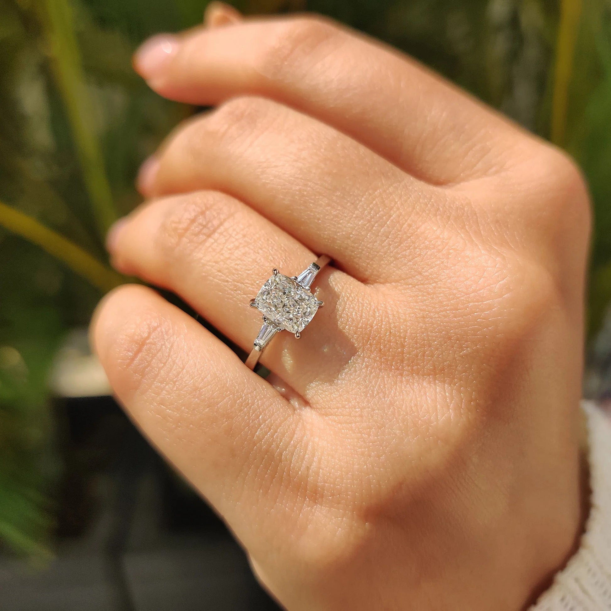 Cushion Engagement Ring